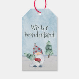 Winter Wonderland Cadeaulabel