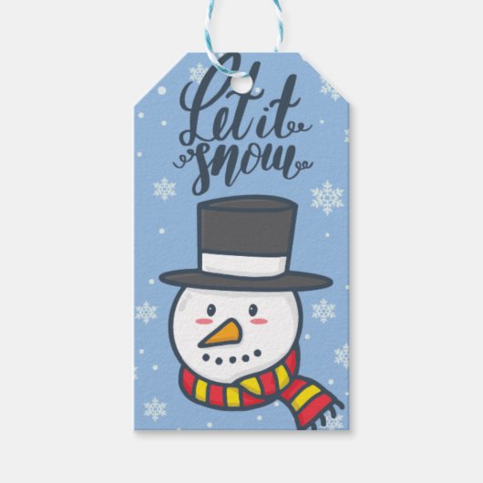 Winter Wonderland Cadeaulabel (Voorkant)
