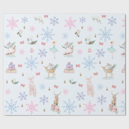 Winter Wonderland Cadeaupapier (Vlak)