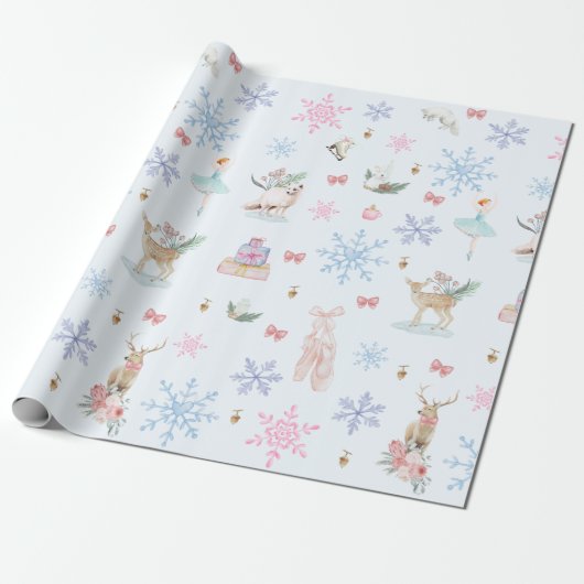 Winter Wonderland Cadeaupapier (Uitgerold)