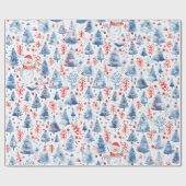 Winter Wonderland Cadeaupapier (Vlak)