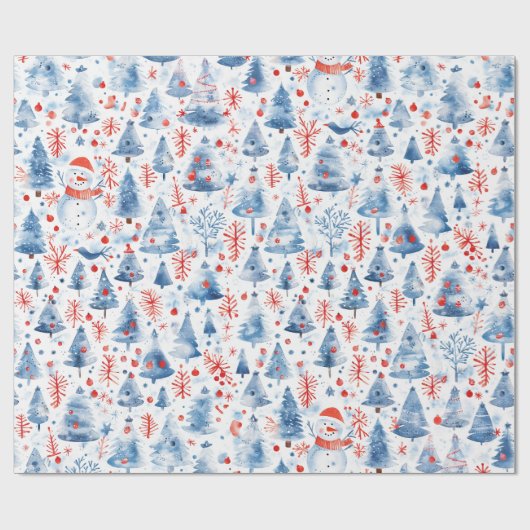 Winter Wonderland Cadeaupapier (Vlak)