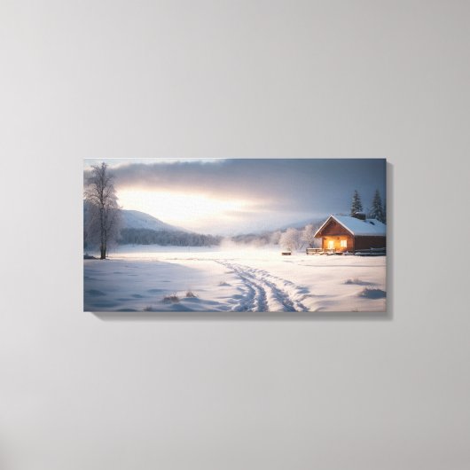 Winter Wonderland Canvas Afdruk (Voorkant)