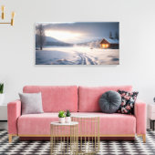 Winter Wonderland Canvas Afdruk (Insitu (Woonkamer))