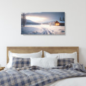 Winter Wonderland Canvas Afdruk (Insitu (Slaapkamer))