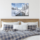 Winter Wonderland Canvas Afdruk (Insitu (Slaapkamer))