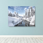 Winter Wonderland Canvas Afdruk (Insitu (Houten vloer))