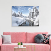 Winter Wonderland Canvas Afdruk (Insitu (Woonkamer))