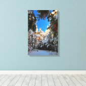 Winter Wonderland Canvas Afdruk (Insitu (Houten vloer))