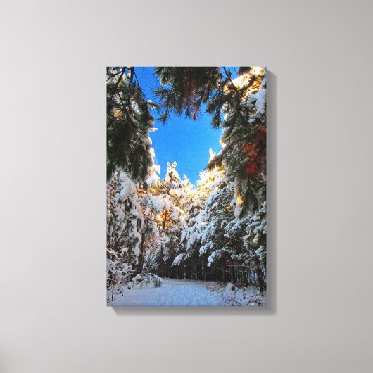 Winter Wonderland Canvas Afdruk (Voorkant)