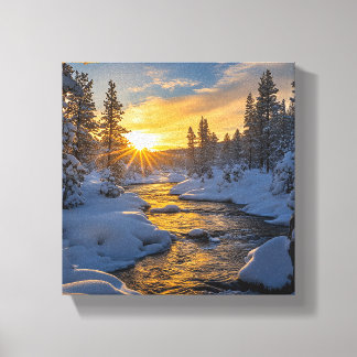 Winter Wonderland Canvas Afdruk