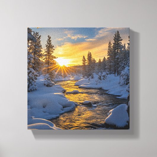Winter Wonderland Canvas Afdruk (Voorkant)