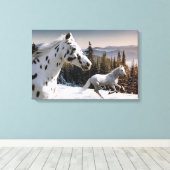 Winter Wonderland Canvas Afdruk (Insitu (Houten vloer))