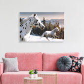 Winter Wonderland Canvas Afdruk (Insitu (Woonkamer))