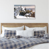 Winter Wonderland Canvas Afdruk (Insitu (Slaapkamer))