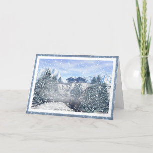 Winter Wonderland Card Feestdagen Kaart