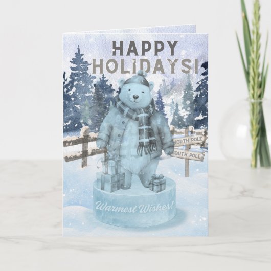 Winter Wonderland Card Kaart (Voorkant)