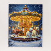 Winter Wonderland Carrousel Legpuzzel (Verticaal)
