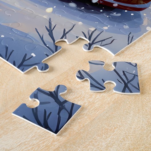 Winter Wonderland Carrousel Legpuzzel (Zijkant)