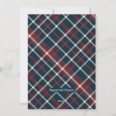 Winter Wonderland Cheetah Cub Vrolijk Kerstfeest Feestdagenkaart (Achterkant)