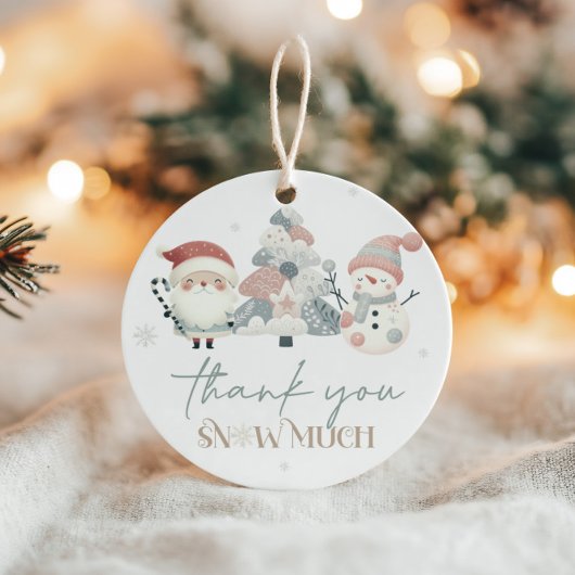 Winter Wonderland Christmas Birthday Gift Label