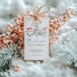 Winter Wonderland Christmas Birthday Gift Label Cadeaulabel<br><div class="desc">Voeg een feestelijk tintje toe aan uw feest met ons Winter Wonderland Christmas Birthday Gift Label. Deze aanpasbare labels zijn voorzien van elegante sneeuwvlok-design en winterse accenten en zijn ideaal voor het versieren van feestgunsten of cadeaus op een verjaardagsfeestje met kerstthema. Ideaal voor het toevoegen van een persoonlijke en seizoensgebonden...</div>
