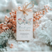 Winter Wonderland Christmas Birthday Gift Label Cadeaulabel