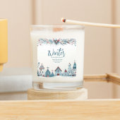 Winter Wonderland Christmas Candle Label
