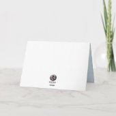 Winter Wonderland Christmas Kaart - Elegante vakan (Achterkant)