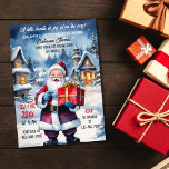 Winter Wonderland Christmas Santa Baby shower Kaart<br><div class="desc">Transformeer uw baby shower in een magisch feest met ons Winter Wonderland Christmas Santa Baby shower-ontwerp. Dit betoverende thema combineert de charme van een Winter Wonderland-Baby shower met de feestelijke sfeer van een Baby shower op de Noordpool en creëert een onvergetelijk evenement voor uw kleine bundel van vreugde. Met een...</div>