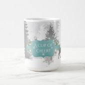 Winter Wonderland Coffee Mok - Blauwgroen (Center)