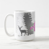 Winter Wonderland Coffee Mok - Magenta (Links)