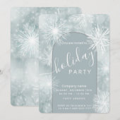 Winter wonderland corporate Holiday Kaart (Voorkant / Achterkant)