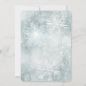 Winter wonderland corporate Holiday Kaart (Achterkant)