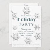 Winter wonderland corporate Holiday Kaart (Voorkant / Achterkant)