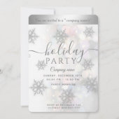 Winter wonderland corporate Holiday party Invitati Kaart (Voorkant)