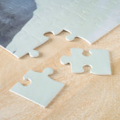 Winter Wonderland Creek Snow Ice Frost Landschap Legpuzzel (Zijkant)