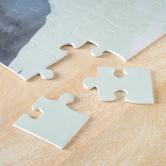 Winter Wonderland Creek Snow Ice Frost Landschap Legpuzzel (Zijkant)