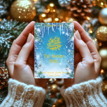 Winter Wonderland Custom Family Holiday Greetting