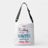 Winter Wonderland Customize Crossbody Tas (Voorkant)