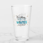 Winter Wonderland Customize Glas (Achterkant)