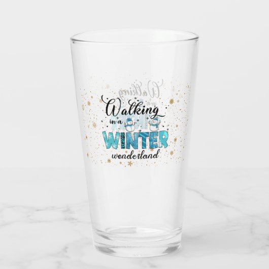 Winter Wonderland Customize Glas (Achterkant)