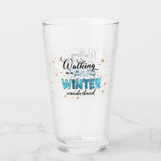 Winter Wonderland Customize Glas (Voorkant)