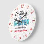 Winter Wonderland Customize Grote Klok (Hoek)