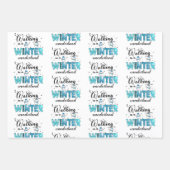 Winter Wonderland Customize Inpakpapier Vel (Voorkant)
