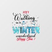 Winter Wonderland Customize Raamsticker (Vel)