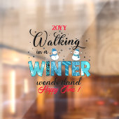 Winter Wonderland Customize Raamsticker (Vel 2)