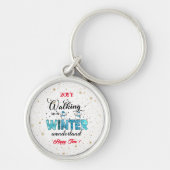 Winter Wonderland Customize Sleutelhanger (Voorkant)