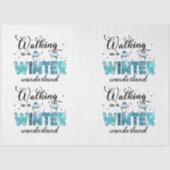 Winter Wonderland Customize Tissuepapier (Voorkant)