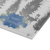 Winter Wonderland Cutting Board - Blue Snijplank (Hoek)